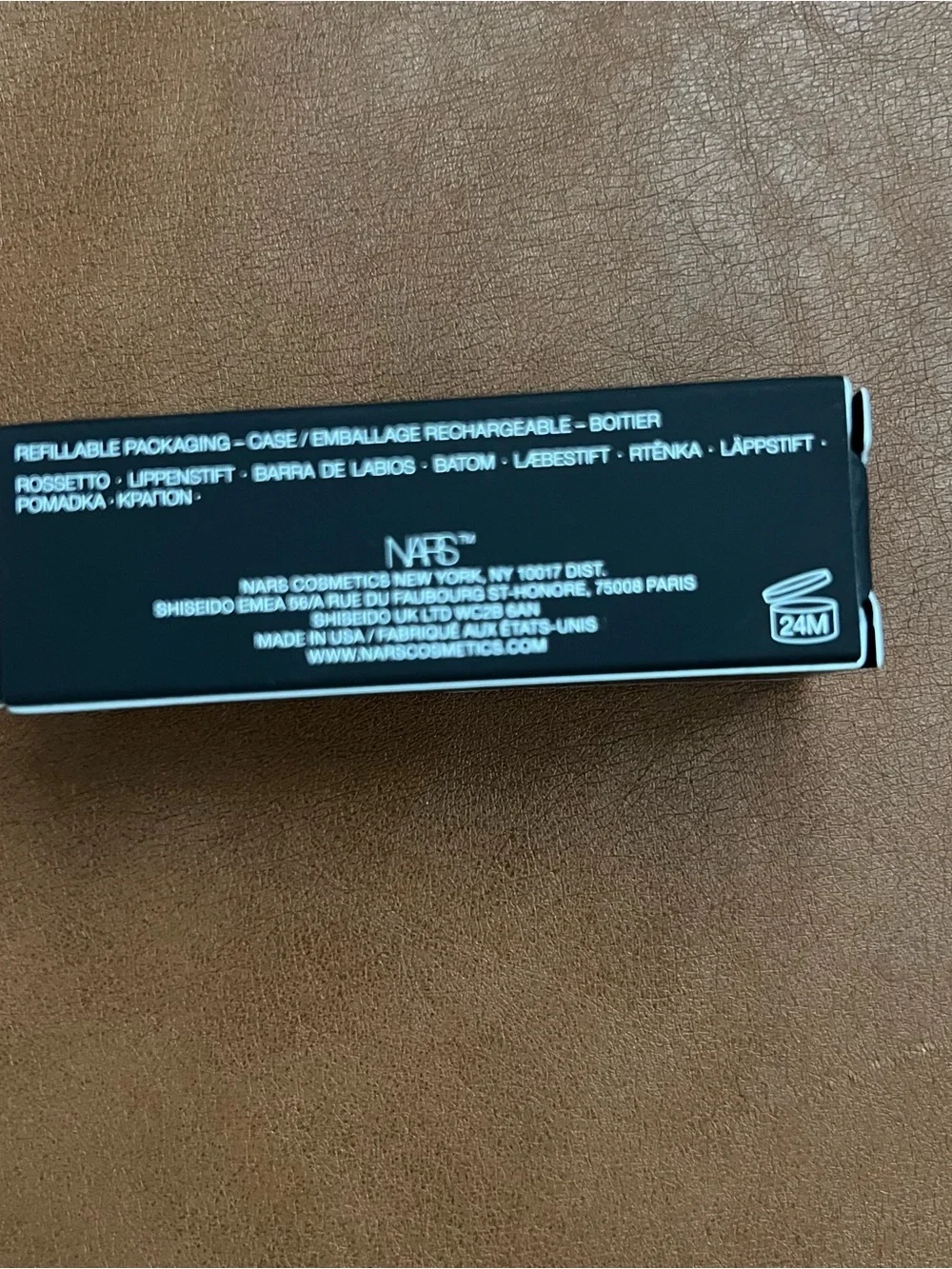 NARS Explicit Refillable Satin Lipstick in 821 LIAISON WarmTan Pink NWT